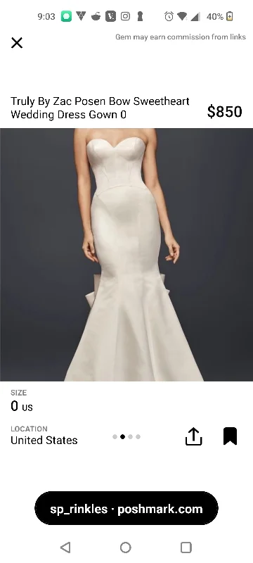 Best Price of the Season!Zac Posen Truly Bow dress