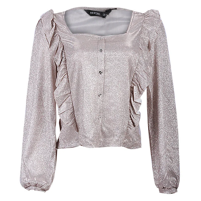 Exclusive Offers You’ll Love!REDTAG Pale Pink Casual Blouse