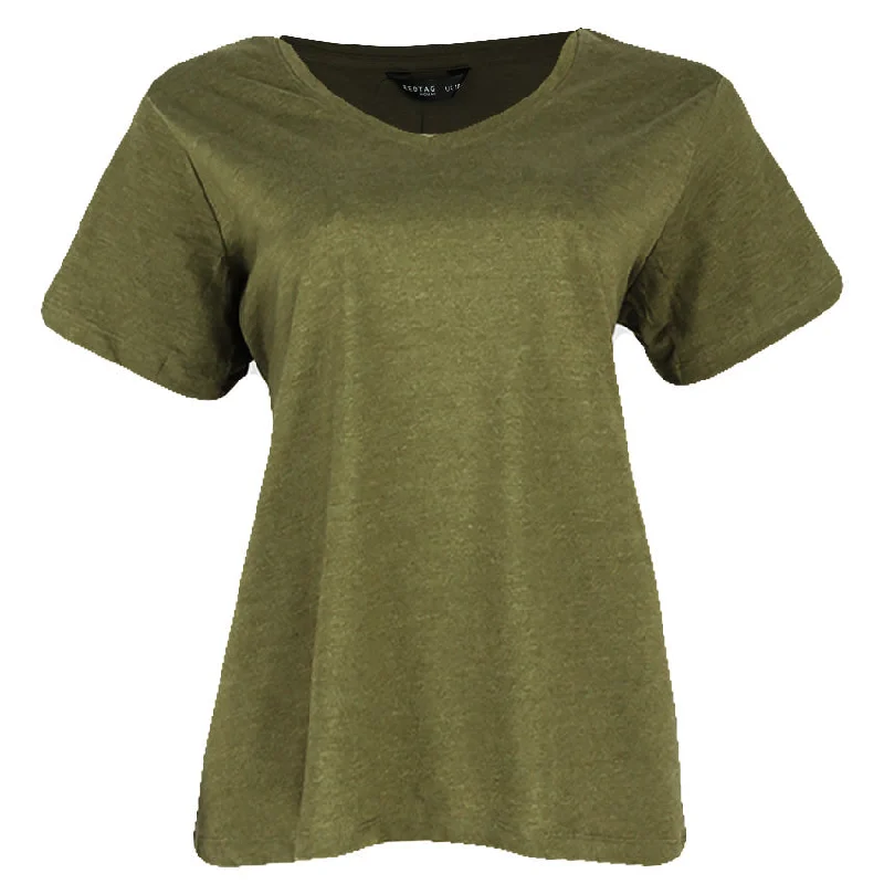 Price Drops You’ll Love!REDTAG Women's Pale Green Casual T-Shirts