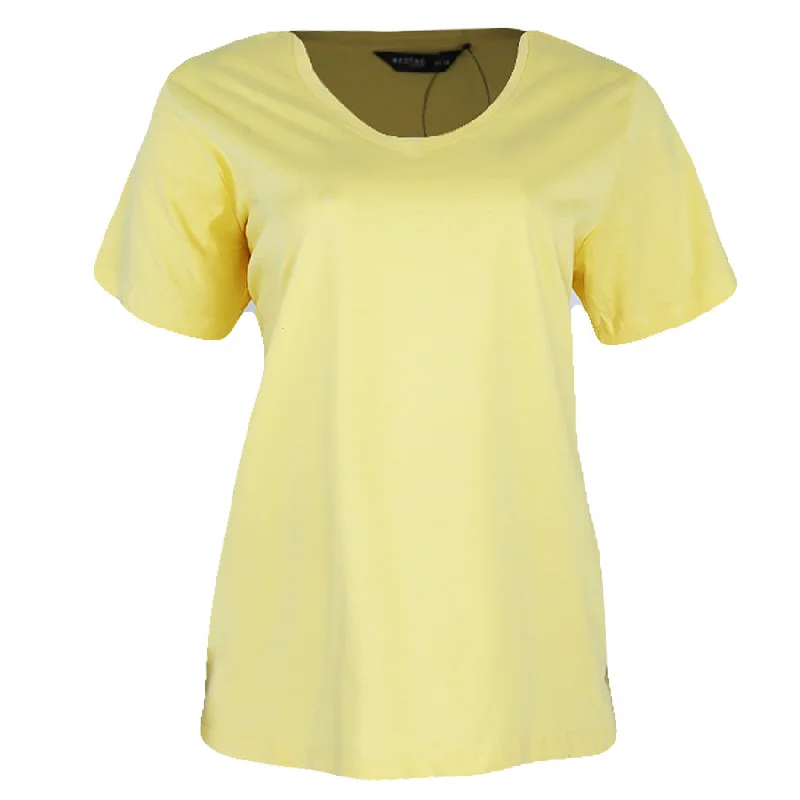 Shop More, Spend Less!REDTAG Women's Pale Yellow Casual T-Shirts