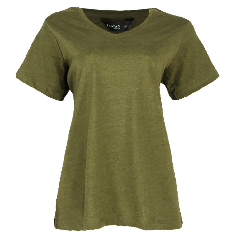 Amazing Prices You Can’t Resist!REDTAG Pale Green Casual T-Shirt