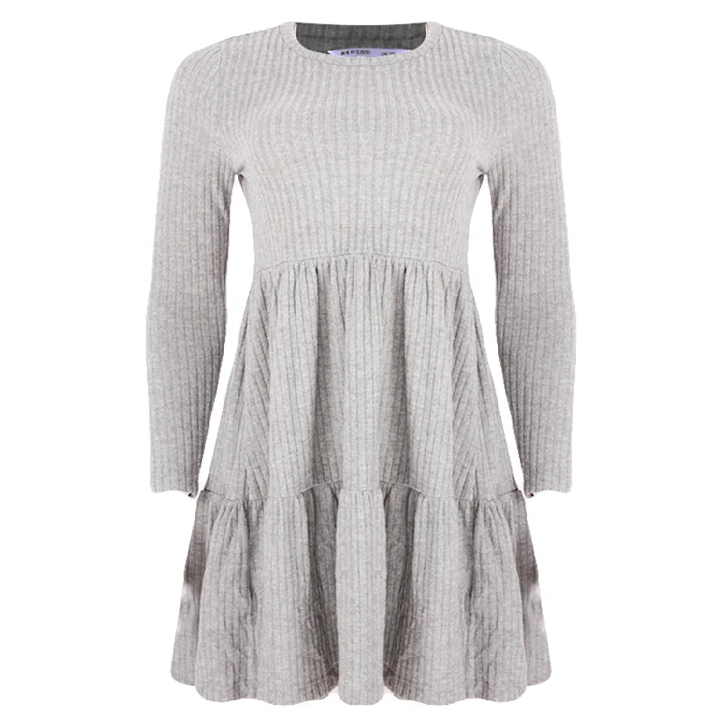 Your Wallet Will Thank You!REDTAG Women's Mid-Grey Casual Dresses