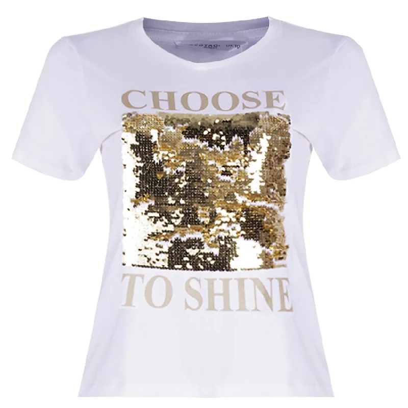 Lowest Prices Guaranteed!REDTAG Women's White Casual T-Shirts