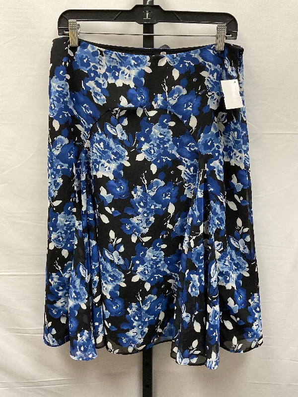 Your Exclusive Offer Awaits!Black & Blue Skirt Midi Nine West, Size 8