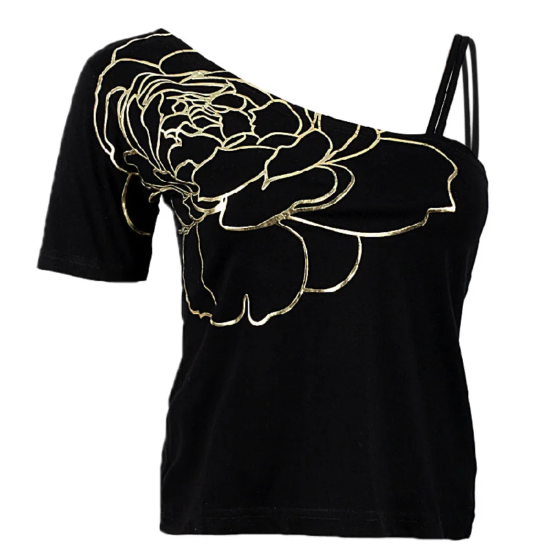 Limited Deals, Unlimited Savings!Redtag Black One-Shoulder Top for Women