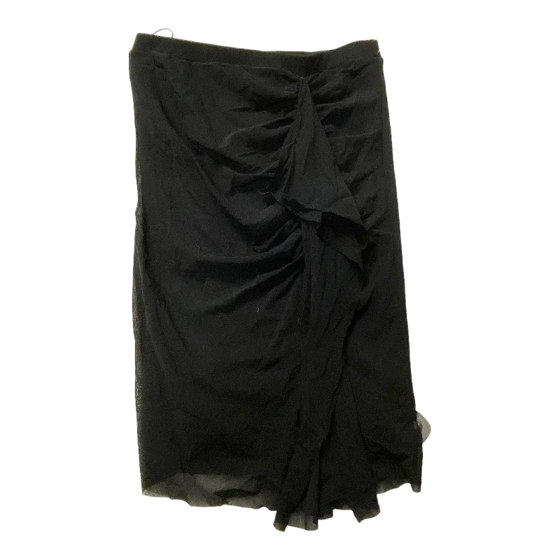 Your Discount is Waiting!Black Skirt Designer Cma, Size M