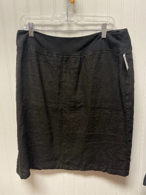 Save Up to 50% Off!Black Skirt Midi Cma, Size 14