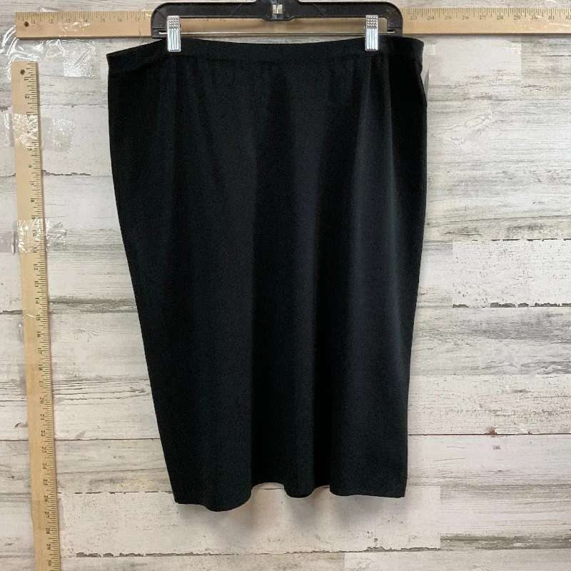The Best Deals Won’t Wait!Black Skirt Mini & Short Ming Wang, Size Xl