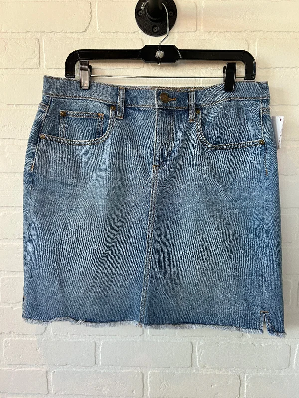Get More for Less!Blue Denim Skirt Mini & Short Loft, Size 10