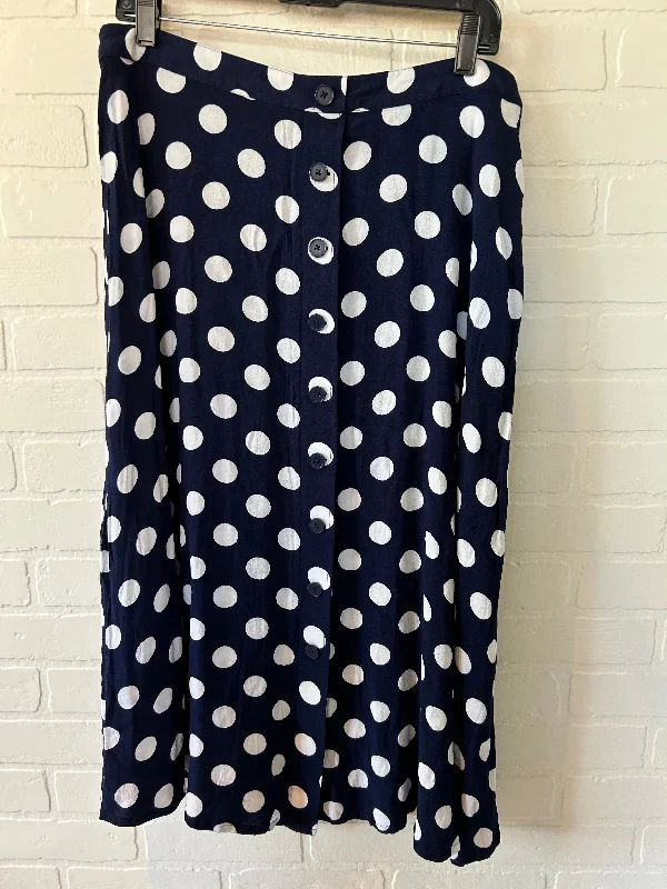 Snag the Best Prices Now!Blue & White Skirt Midi Talbots, Size 16