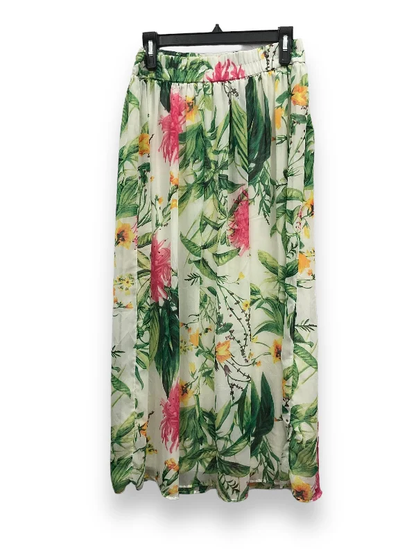 Limited Edition, Limited Price!Floral Print Skirt Midi Sunny Leigh, Size S