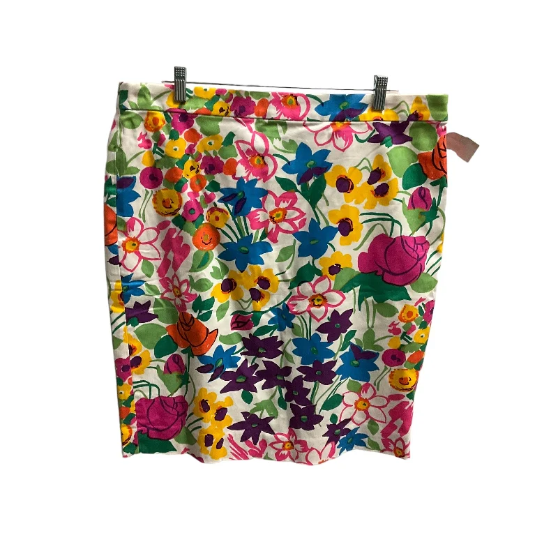 Save Like Never Before!Floral Print Skirt Mini & Short J. Crew, Size 16