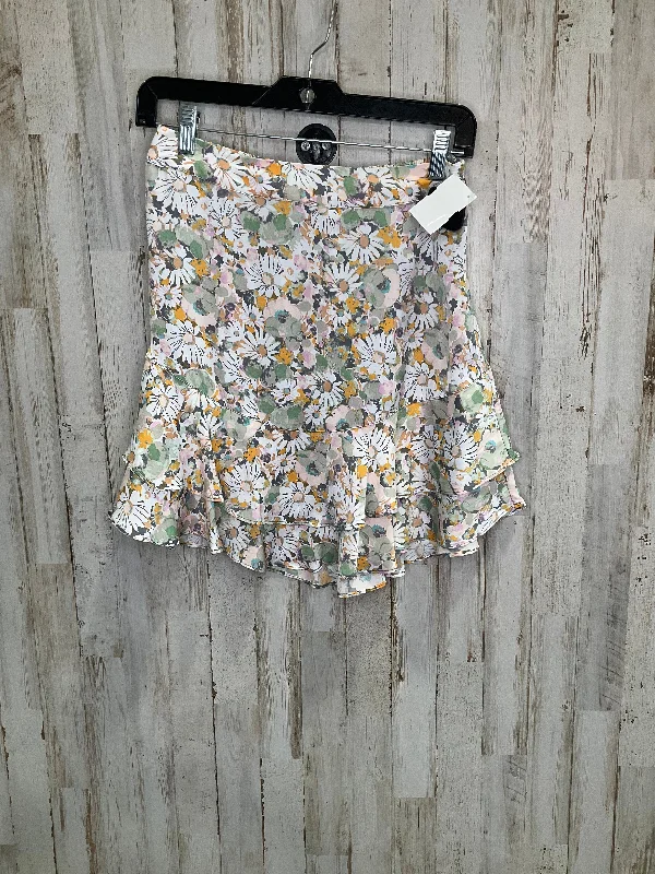Save More Than Ever!Floral Print Skirt Mini & Short Lc Lauren Conrad, Size S