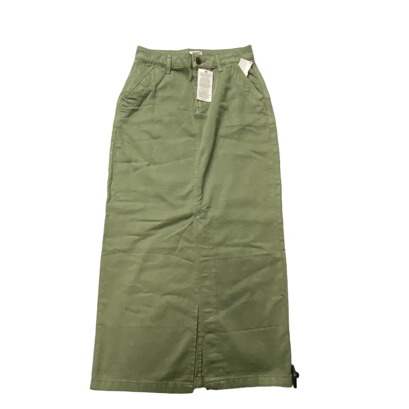 Price Drop Alert!Green Skirt Maxi Cotton On, Size 2