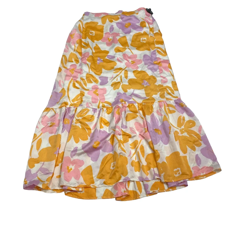Price Drops You’ll Love!Orange & Pink Skirt Maxi Talulah, Size L