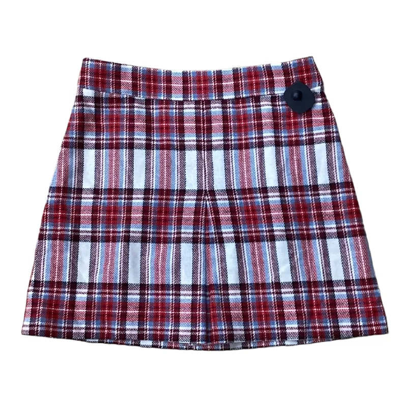 Get Ready to Save!Red Skirt Midi J. Crew, Size 8