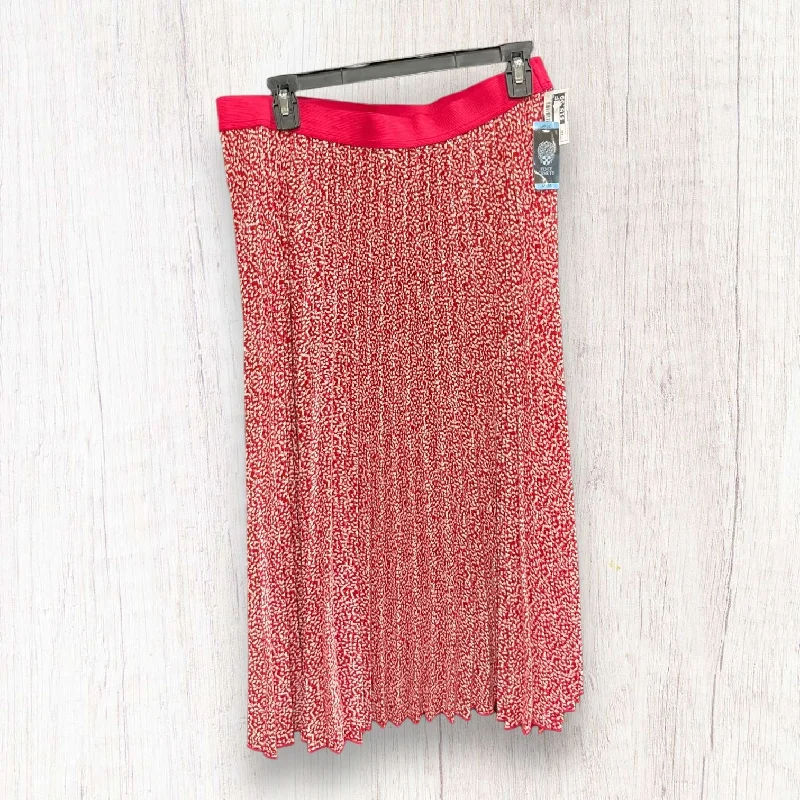 The Best Deals Won’t Wait!Red & White Skirt Midi Vince Camuto, Size Xxl