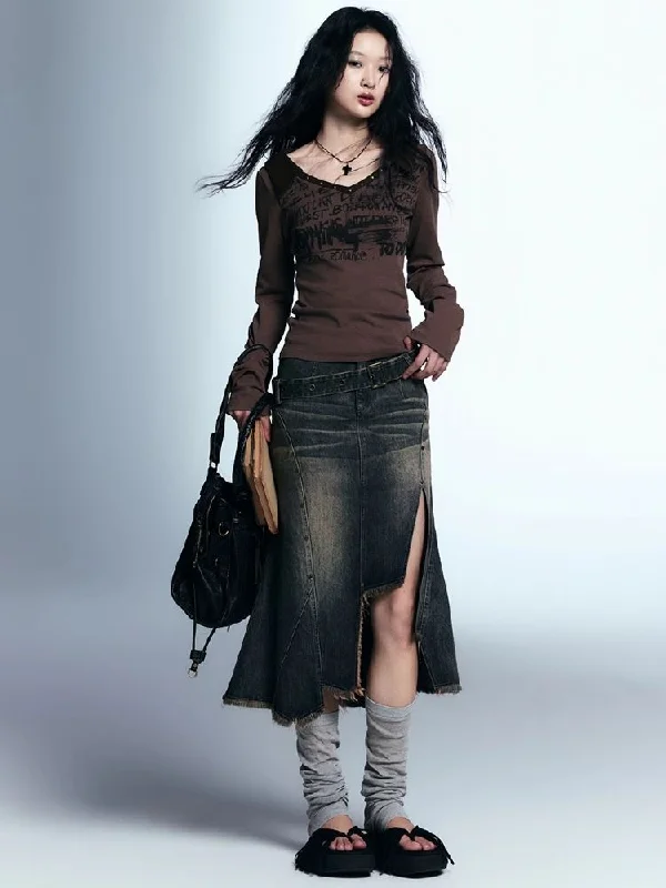 Only a Few Left – Order Now!Irregular Fishtail Skirt【s0000007917】