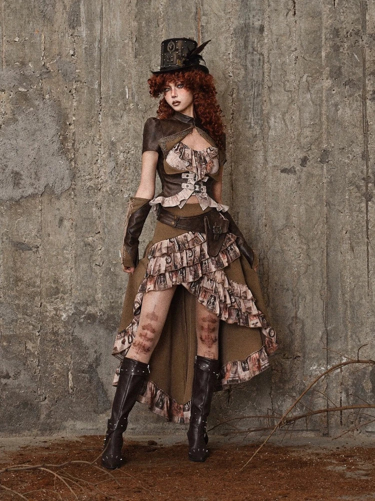 Shop More, Spend Less!Waist bag + ruffle skirt【s0000008164】