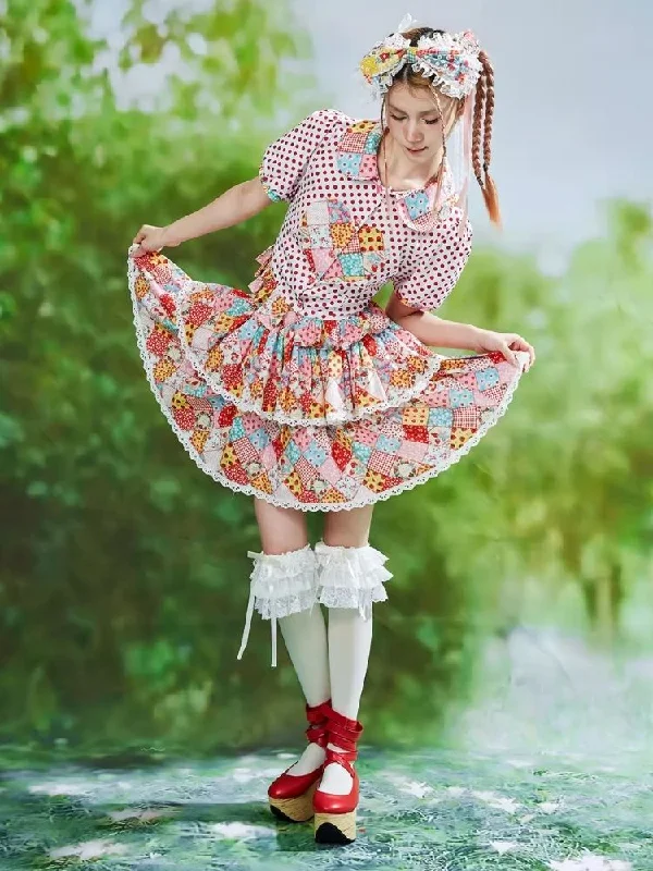 Score Huge Discounts Today!Colorful Cartoon Cake Skirt【s0000008229】