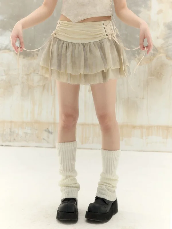 Limited-Time Price Drop!Strappy Ballet Halter Cake Skirt【s0000008392】