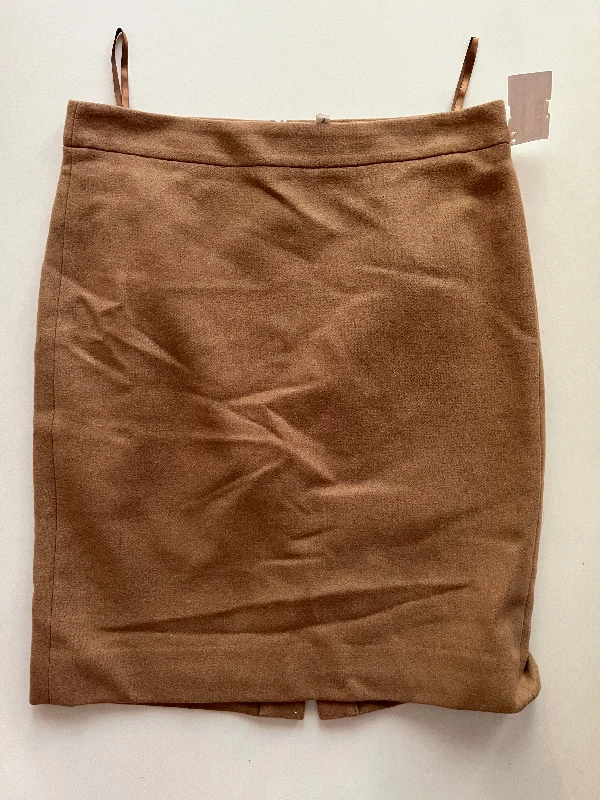 Save Up to 50% Off!Tan Skirt Midi J Crew O, Size 4