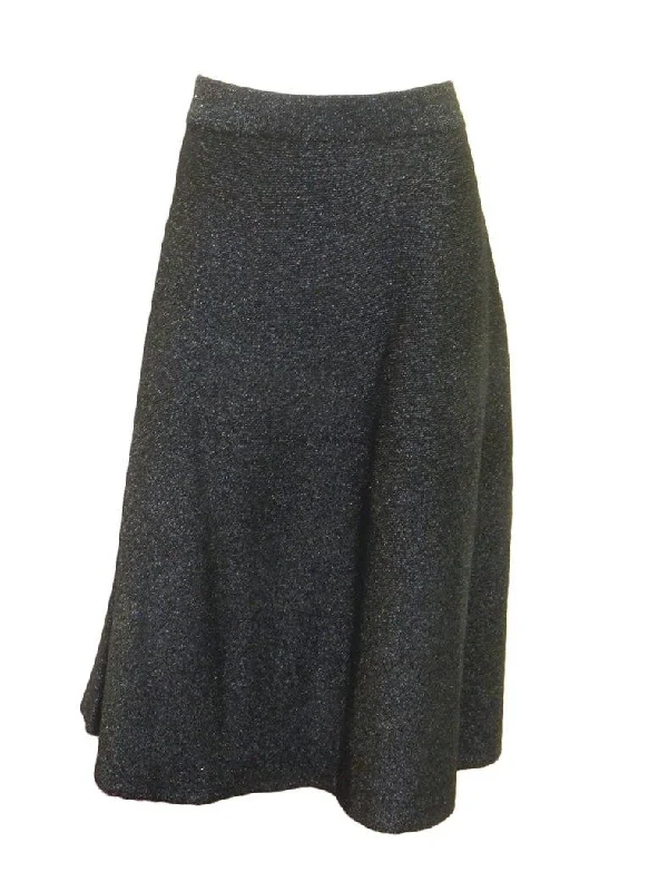 Stock Up and Save!Weekend Metallic Knit Skirt