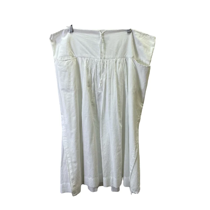 Find Your Perfect Deal Today!White Skirt Maxi By Merona, Size: L