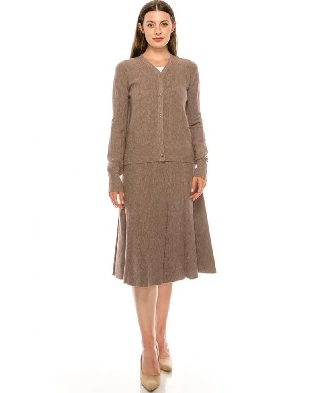 Limited Edition, Limited Price!YAL NY Knit A-line Skirt