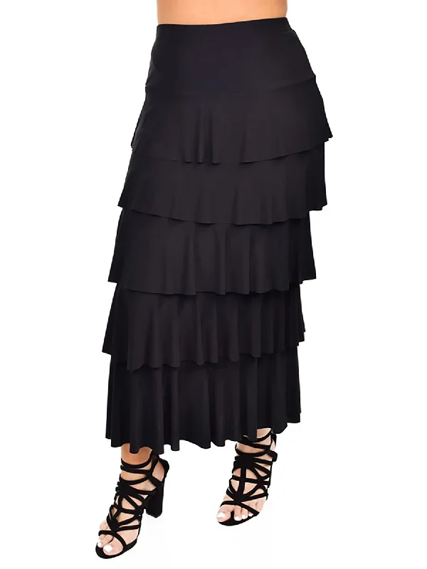 Save Money, Shop Happy!Zopali Boho Waterfall Tiered Maxi Skirt