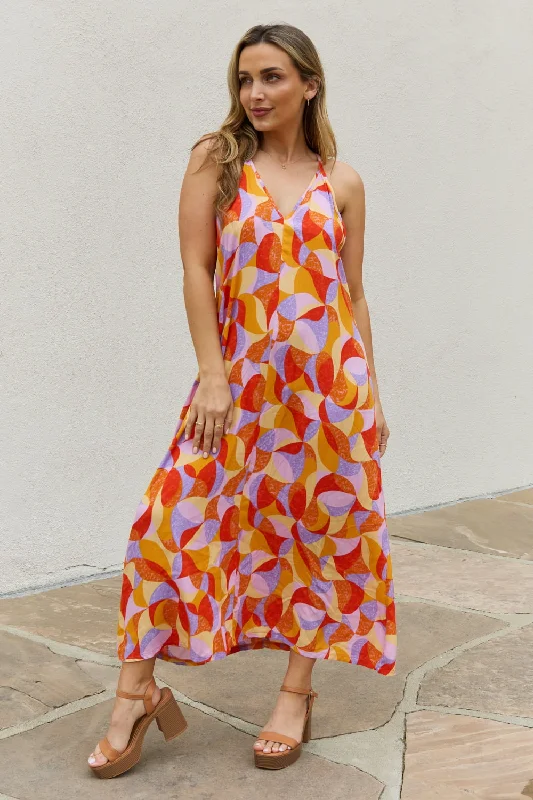 Massive Price Cuts!Full Size Printed Sleeveless Maxi Dress