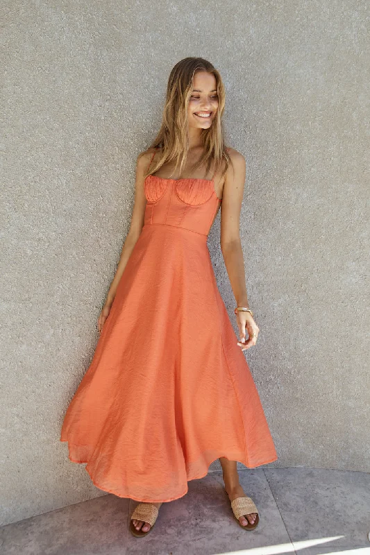 Best Deals Just for You!Best Dressed Maxi Dress Orange