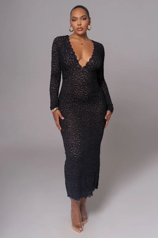 Your Favorite Items on Sale Now!Black Reunited Maxi Dress