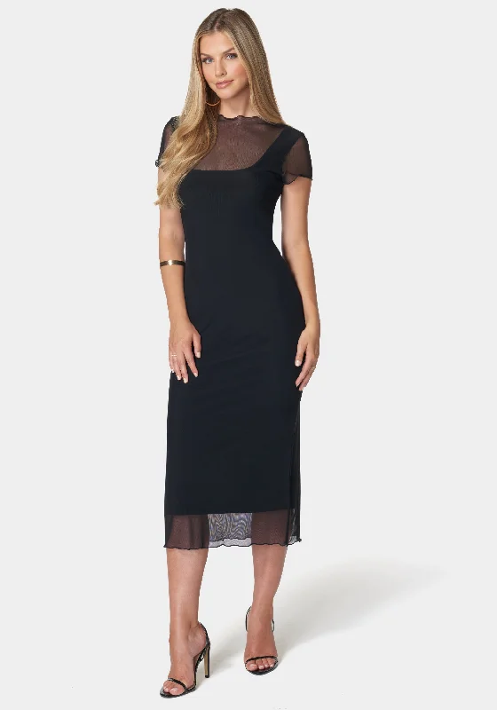 Unlock Huge Savings Now!Brooklyn Mesh Maxi Dress