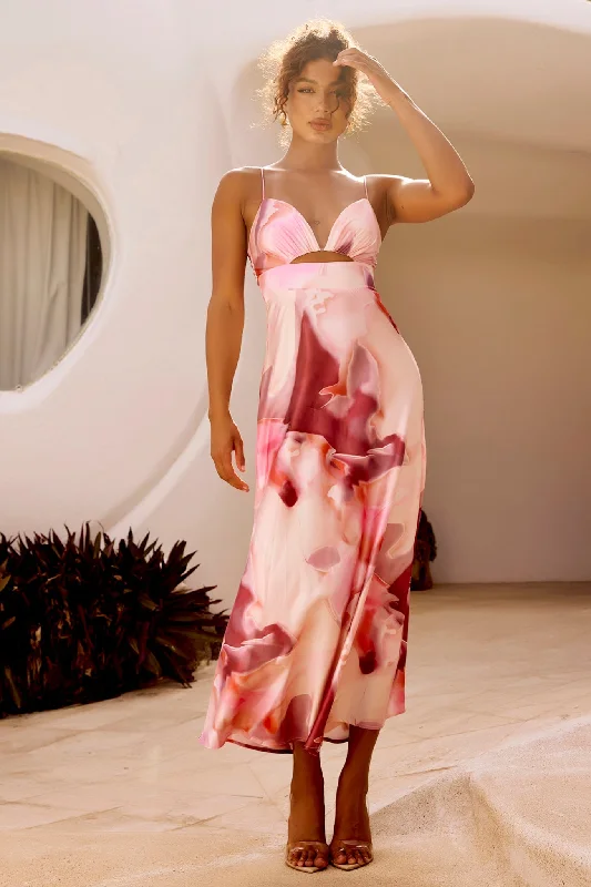 Shop More, Spend Less!Celia Maxi Dress - Pink Multi