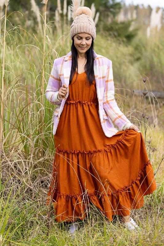 Exclusive Offers You’ll Love!Christine Maxi Dress Rust