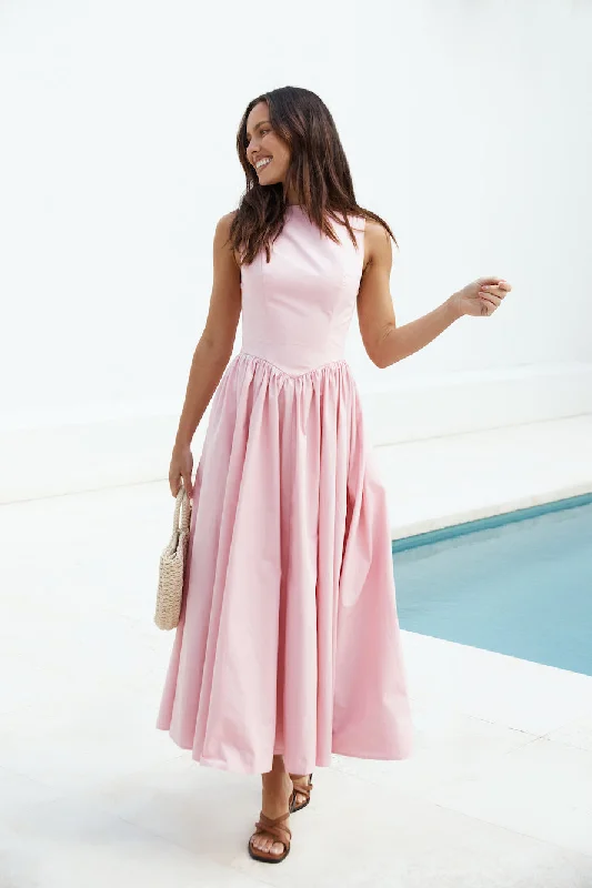 Stock Up and Save!Dawn’s Embrace Maxi Dress Pink