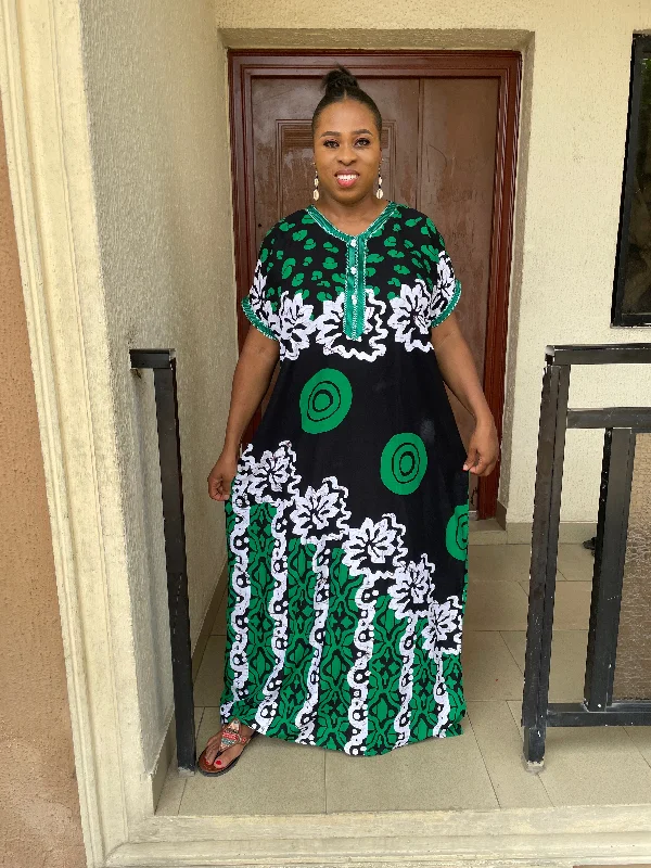Seasonal Sale – Shop Now!Etta Green and Black Maxi Dress