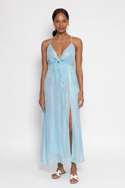 Biggest Sale of the Season!FIONA LONG DRESS CALVI AZURIN