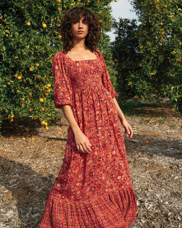 Buy One, Get One Free!Full Bloom Dress - Hibiscus