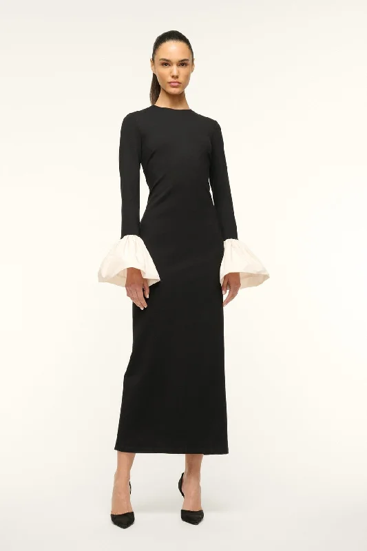 Crazy Discounts Inside!HAWTHORNE MAXI DRESS | BLACK IVORY