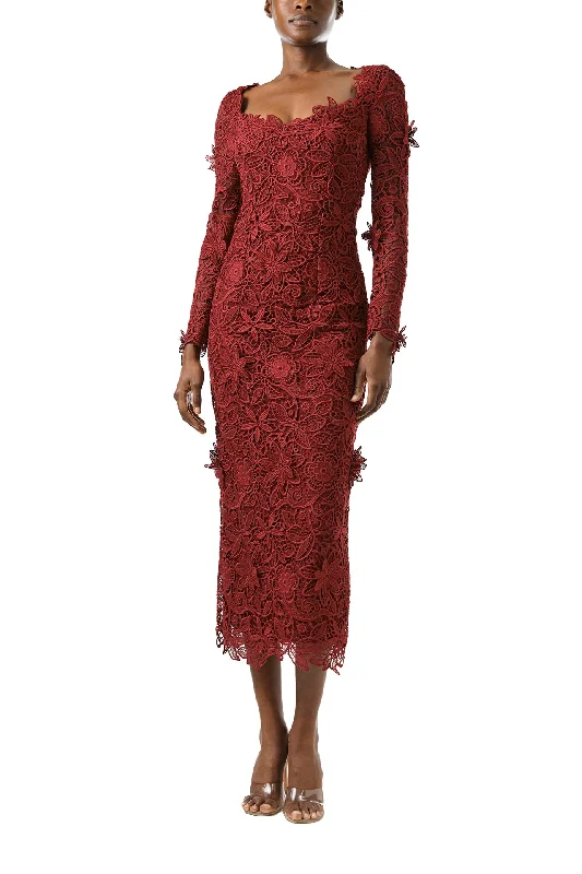 Biggest Sale of the Season!Long Sleeve Lace Sheath