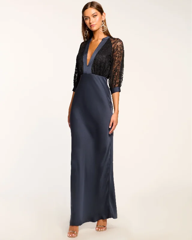 Buy More, Pay Less!Marceline Lace Short Sleeve Maxi Dress