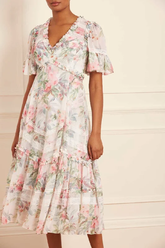 Time to Save Big!Paradise Garden Sonata Georgette Ballerina Dress