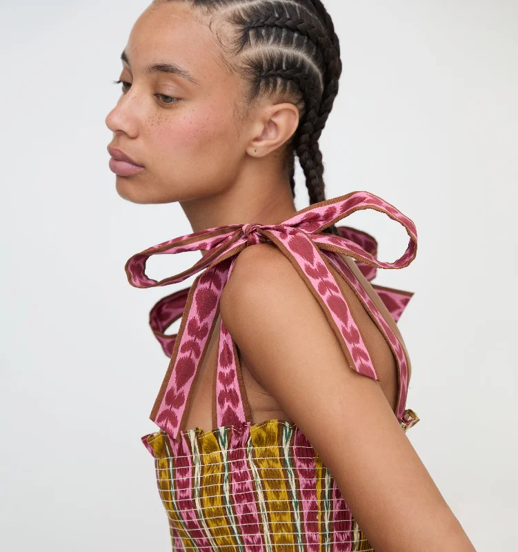 One Day Only – Huge Savings!The Ribbon Ellie Nap Dress - Ikat Topiary