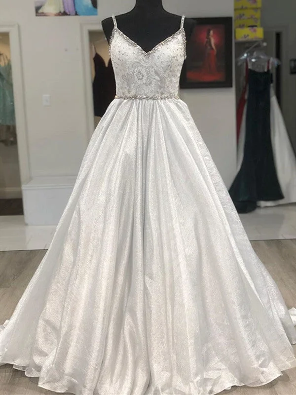 Limited Edition, Limited Price!A-line Popular Long Prom Dresses, 2020 Prom Dresses, Lace Prom Dresses