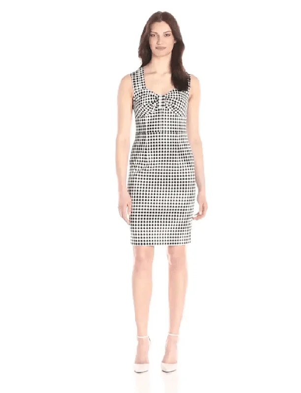 Limited Stock Available!Adrianna Papell - Ruched Semi-Sweetheart Dress 16PD12590