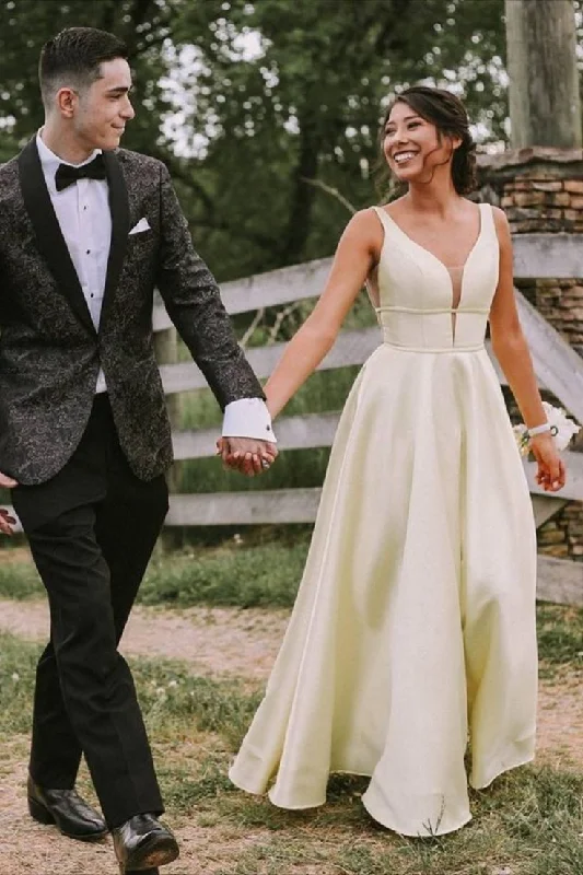 Your Discount is Waiting!gorgeousA-line yellow long formal dress prom dress        cg23662
