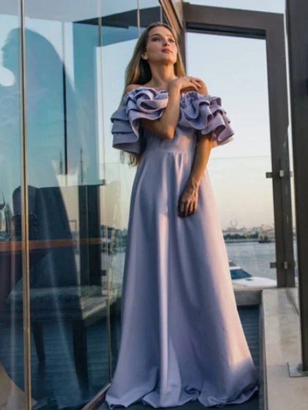 Today’s Deals, Tomorrow’s Regrets!A-line 2020 Long Prom Dresses, Off Shoulder Prom Dresses