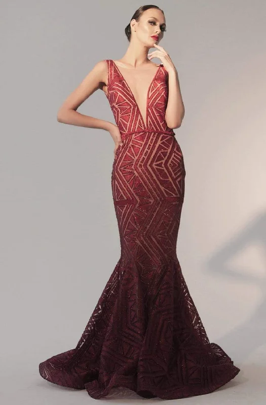 Don't Miss Out!Nicole Bakti - 6786 Sequin Embellished Mermaid Gown